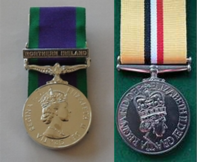 Medals - similar to those stolen